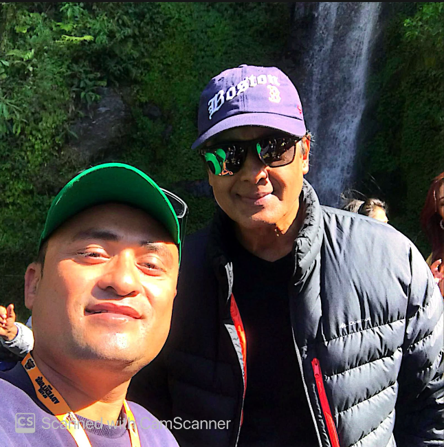 Film shooting with Rajesh Hamal