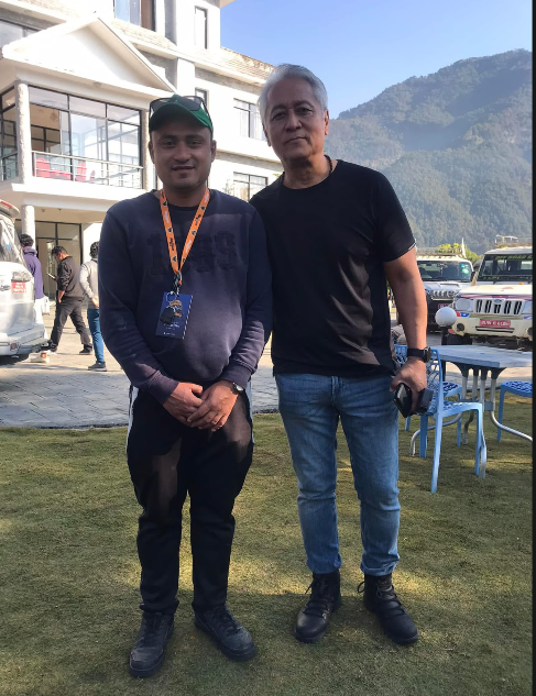 With Bijaya Lama